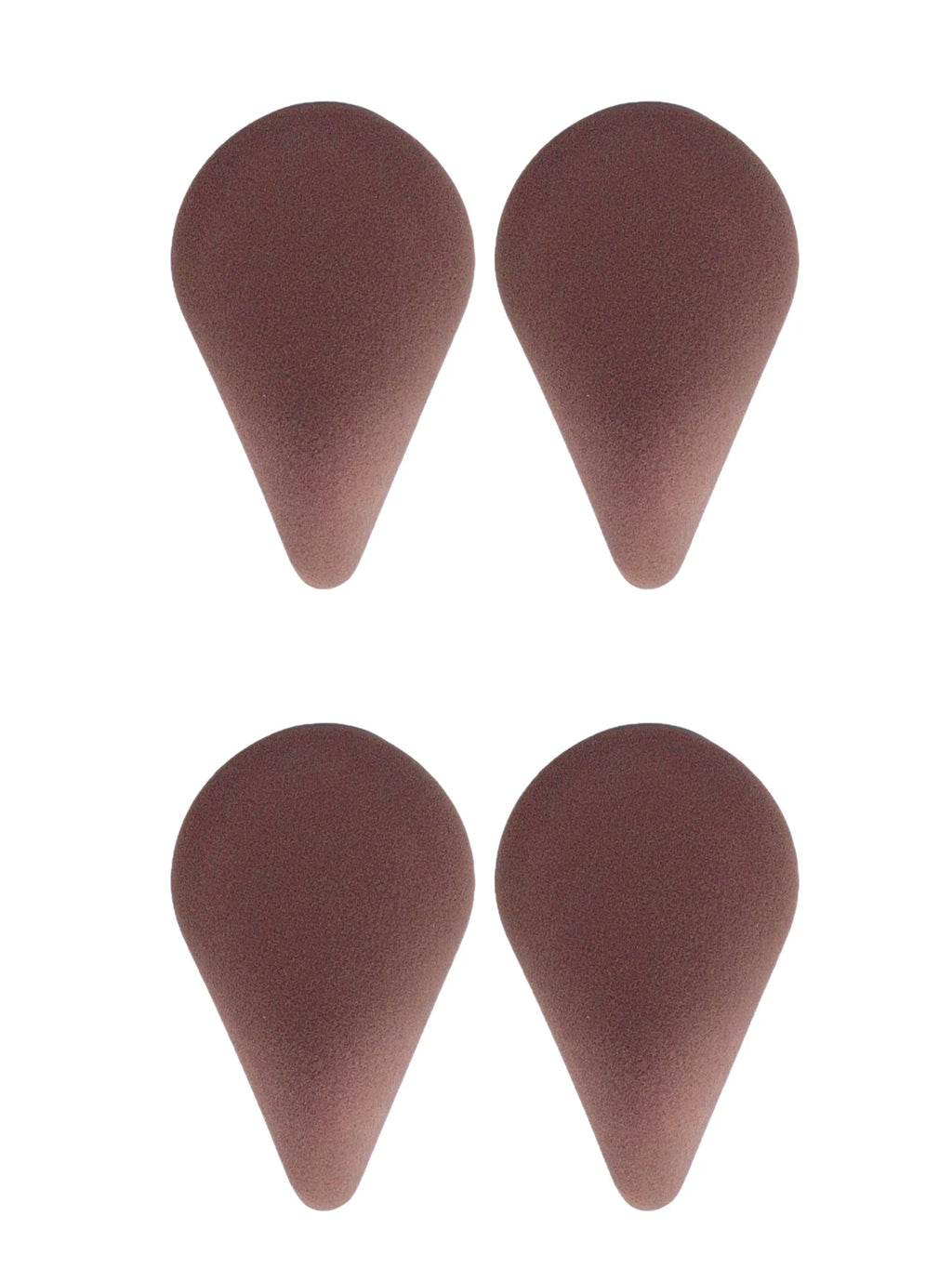 Brown Makeup Sponge Set – Soft Wet & Dry Foundation Puff Makeup Sponge Set HIP 4pcs