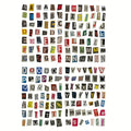 181pcs Alphabet & Number Stickers – Vintage Korea Ins Style Decorative Sticker Set HIP 4 sheets