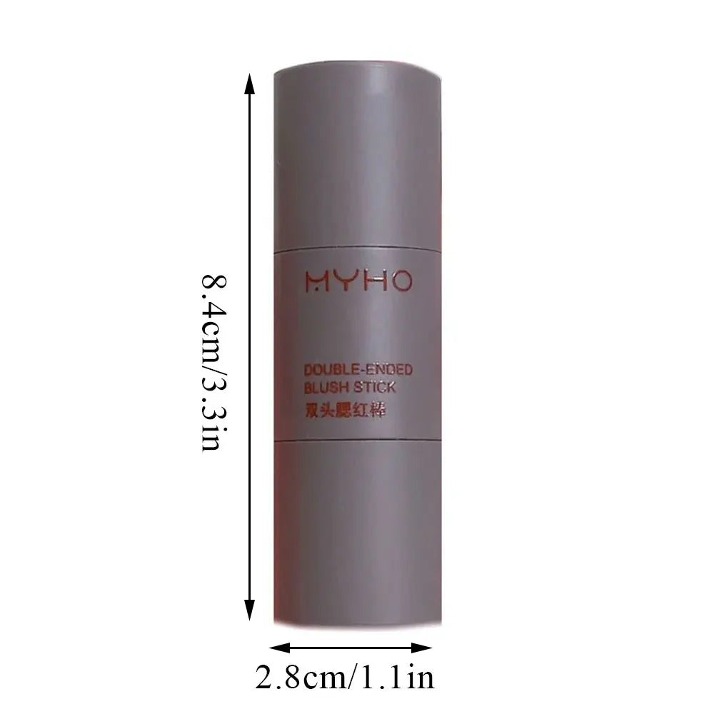 Blush Stick Double-ended Expansive Color Natural Long Lasting Matte Makeup Monochrome Creamy Rouge Blush Stick HIP