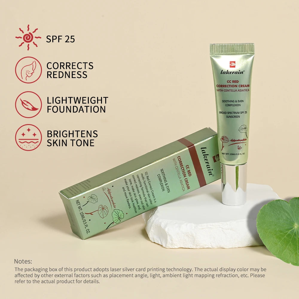 CC Cream With Free Puff Korean Makeup High Coverage Foundation Cream for Face Base Makeup Color Changing Liquid HIP