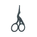 RUZOFO Rounded Tip Facial Hair Scissors – Stainless Steel Facial Hair Scissors HIP C622-Black