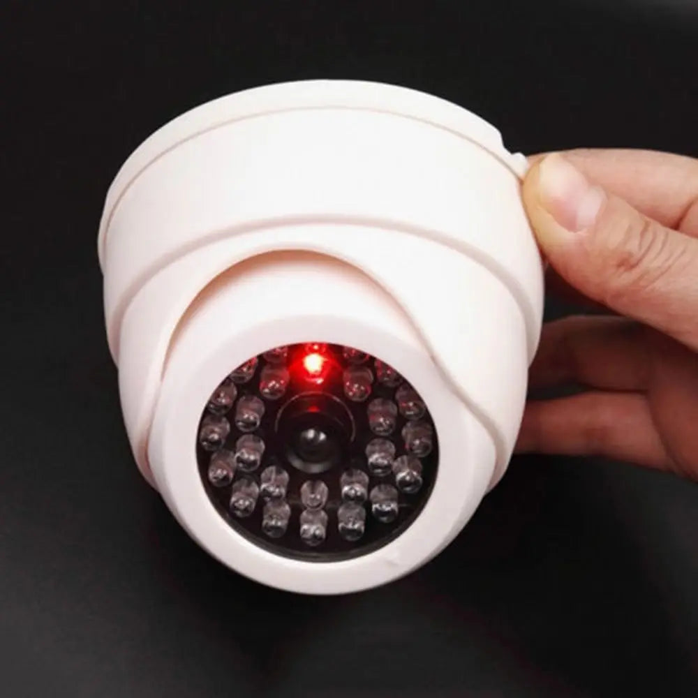 Dummy Dome Security Camera with Flashing LED – Fake CCTV Dummy Security Camera HIP