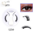 YSDO Upgrade Magnetic False Eyelashes With Tweezers Set 1 Pair Eyelash Extension 3D Natural Lashes 3-Step Press On False Eyelash HIP LZ10
