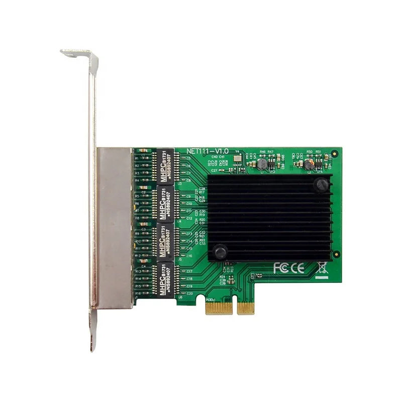 4-Port PCIe x1 Gigabit Ethernet Network Card | OULLX RTL8111 PCIe Network Card HIP