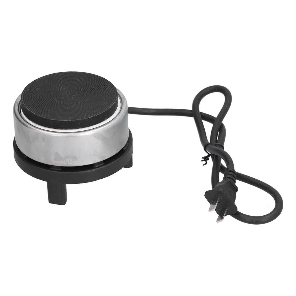 300W Mini Electric Stove Iron Hot Plate Tea Coffee Pot Warmer Heater for Home Office Dormitory Coffee Heater Electric Tea Warmer HIP 300W
