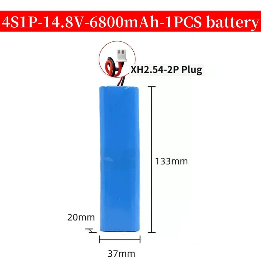 Li-Ion Replacement Battery for Massage Guns | Multi-Voltage Replacement Battery Pack HIP 14.8V-6800mAh-1PCS