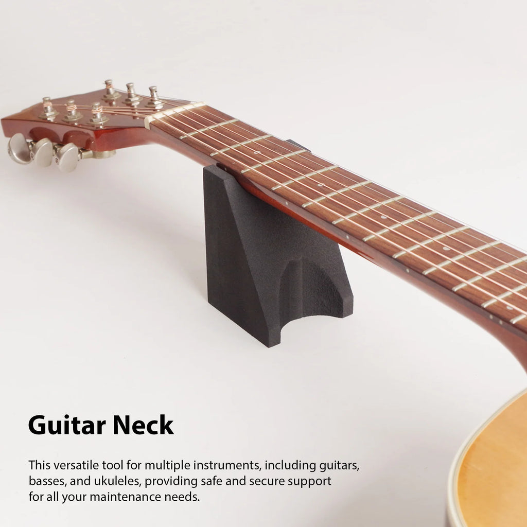 Guitar Neck Rest Neck Support Luthier Repair Tool EVA Dual Height Non-Slip Neck Rest Support for Guitar Bass Ukulele Maintenance HIP