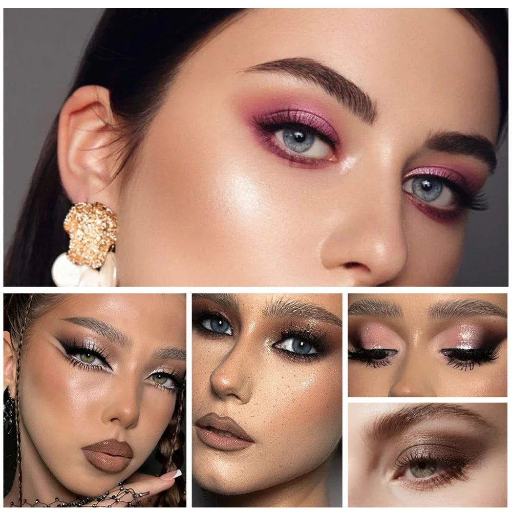 SAM SUGAR 10-Color Eyeshadow Blush Highlighter Contour Palette Eyeshadow Palette HIP