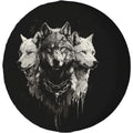 Three Wolves Graphic Tire Cover – UV & Waterproof Wheel Guard Spare Tire Cover HIP 1 17 in