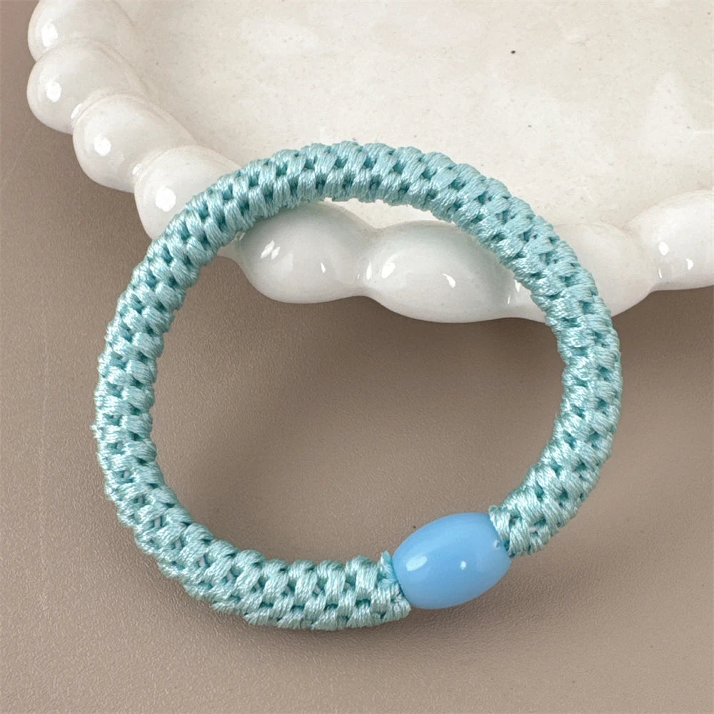 Silk Sport Hair Ties – No Crease Anti-Slip Elastic Ponytail Band