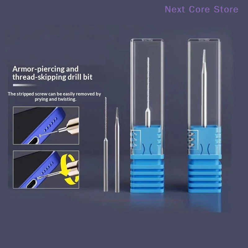 Phone Repair Stripped Screw Remover Drill Bit Set – 1/2 Pcs Screw Extractor Bit HIP