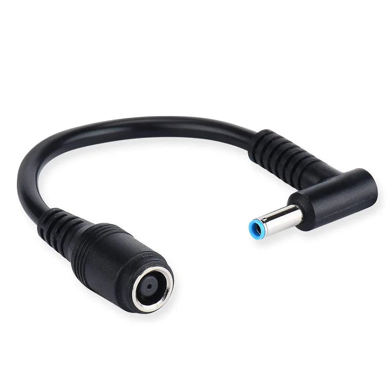 HP Dell Laptop Power Cable 7.4x5.0 to 4.5x3.0 Elbow Adapter Laptop Power Cable HIP