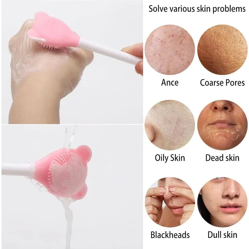 Silicone Face Mask Brush & Spatula – Double-Ended Applicator Face Mask Applicator HIP