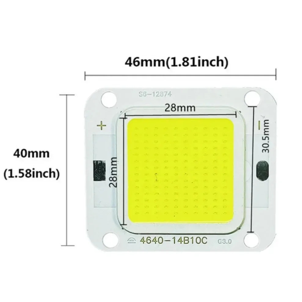 LED COB Chip 10W–70W DIY Spotlight Floodlight Lamp Bead LED COB Chip HIP
