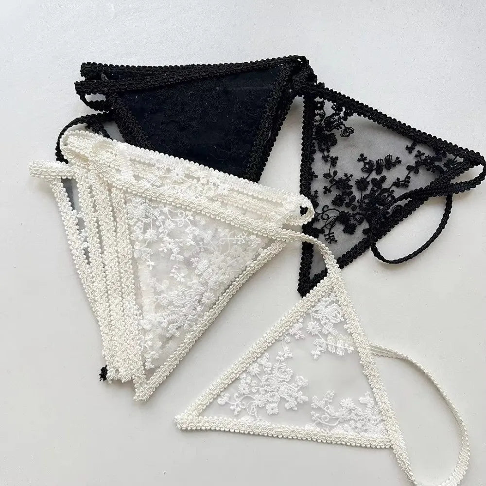 Colorful Lace Pennant Banner Garland – Party Wall Décor Party Banner Garland HIP