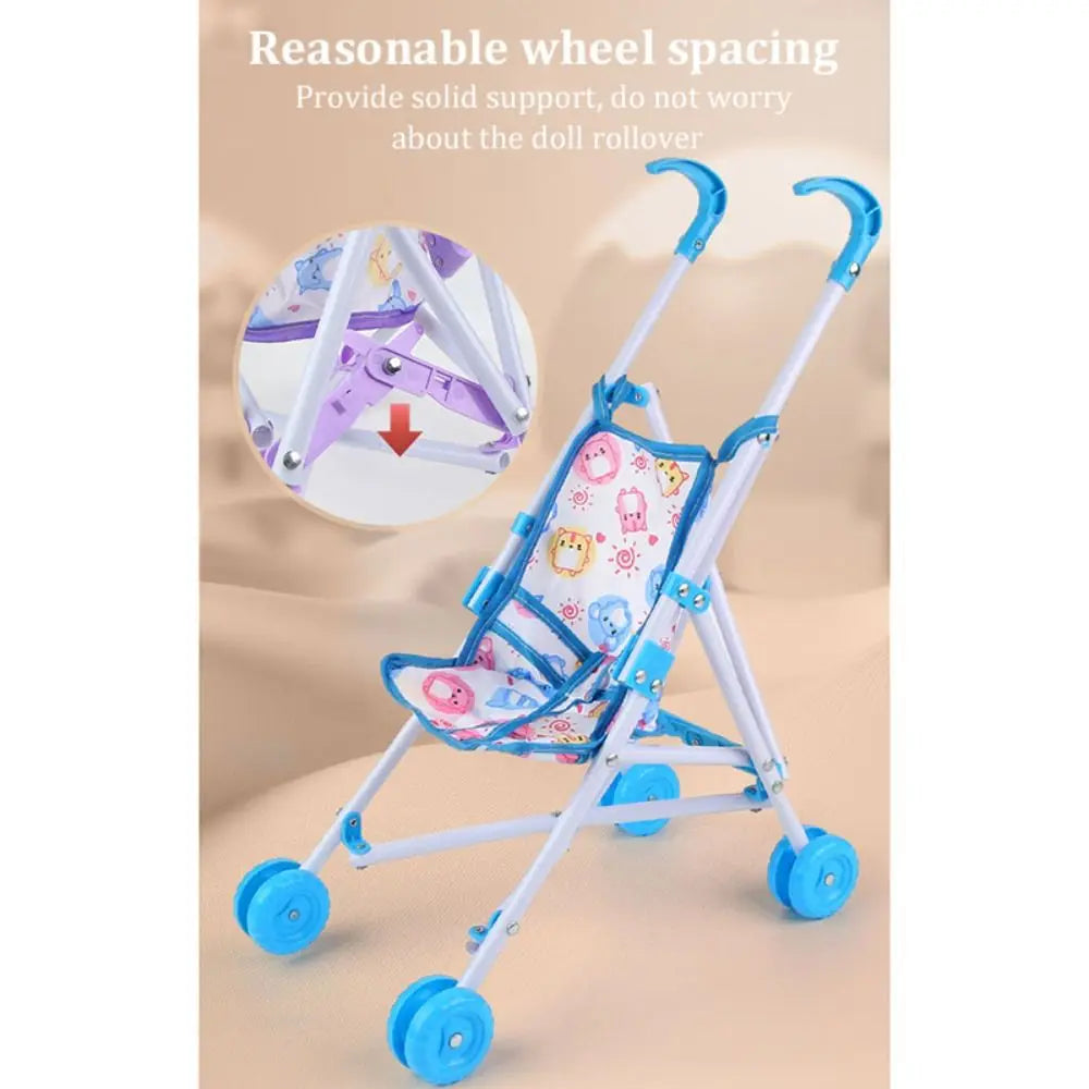 Plastic Doll Pram Stroller – Kids Role-Play Toy | HIP Doll Pram Stroller HIP