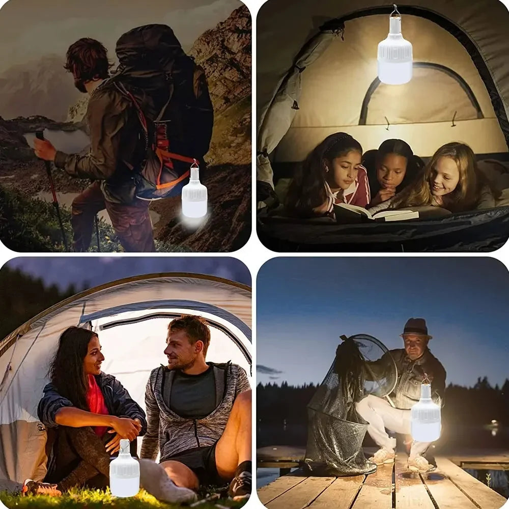 ESMARTER Rechargeable LED Camping Lantern | Portable Hook Light Portable LED Lantern HIP