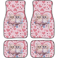 Cute Owl Car Floor Mats – Anti-Slip Universal SUV 4-Piece Set Car Floor Mats HIP 1