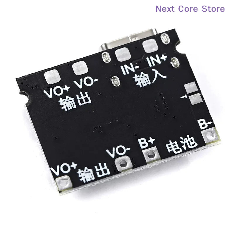Type-C 18650 Li-ion Battery Charger Board DC Boost Module TP4056 Battery Charger Module HIP