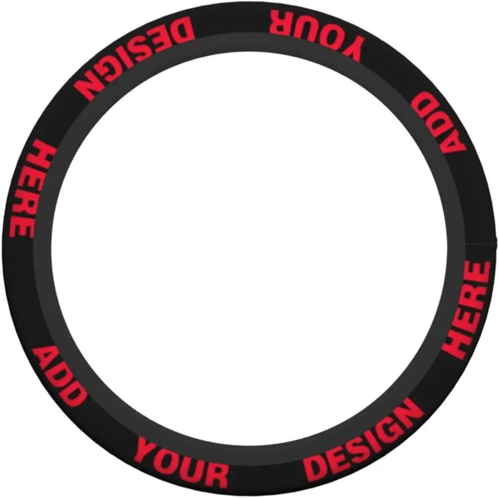 Custom Steering Wheel Cover – Personalized Anti-Slip 15 Inch Steering Wheel Cover HIP