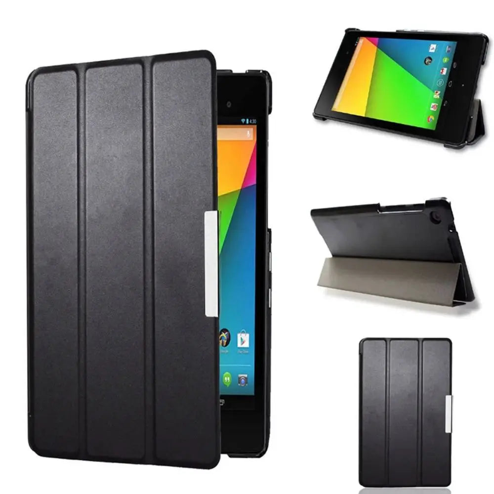 Magnetic Folio Case with Stand for Google Nexus 7 2nd Gen Tablet Folio Case HIP