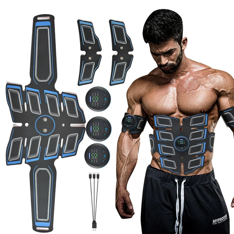 CAMMUO EMS Muscle Trainer Belt – 6 Modes, 15 Levels EMS Training Belt HIP