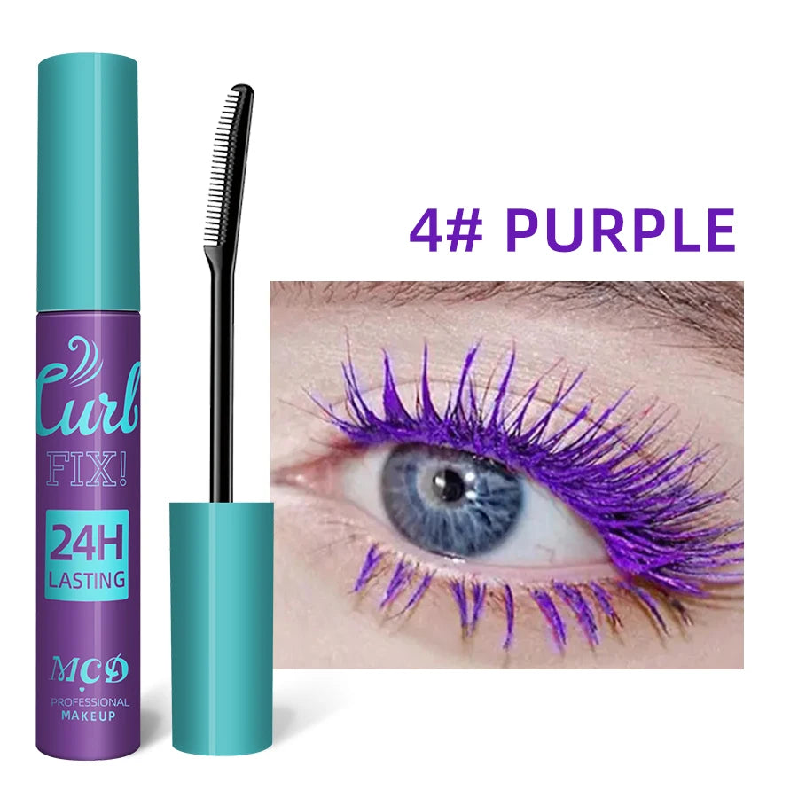 MCD Colorful Waterproof Mascara – Curling & Lengthening Colorful Mascara HIP 4