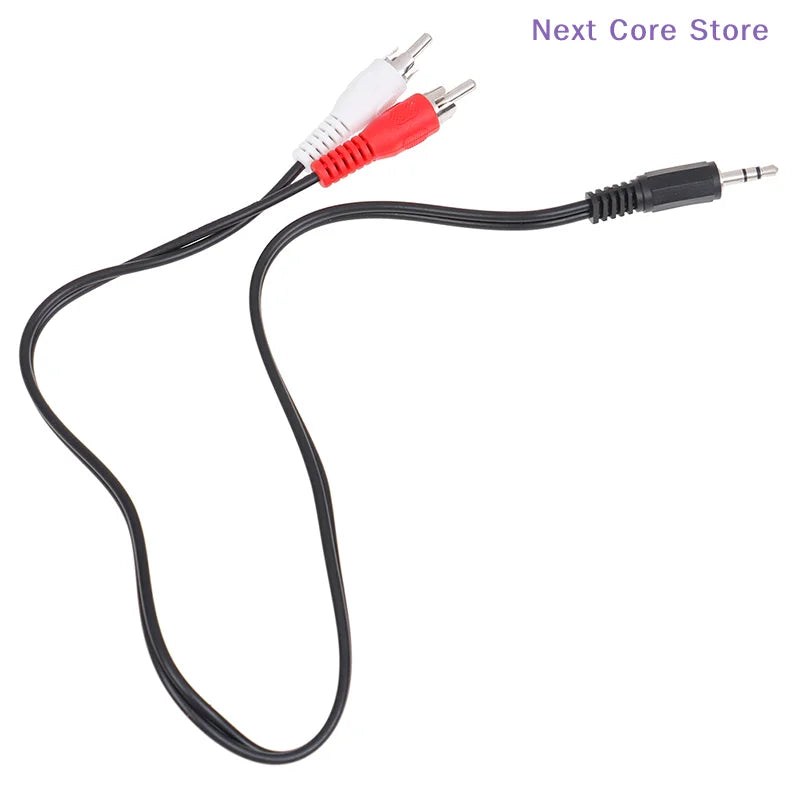 3.5mm Male to Dual Male Stereo Audio Splitter Cable 0.5M Audio Splitter Cable HIP
