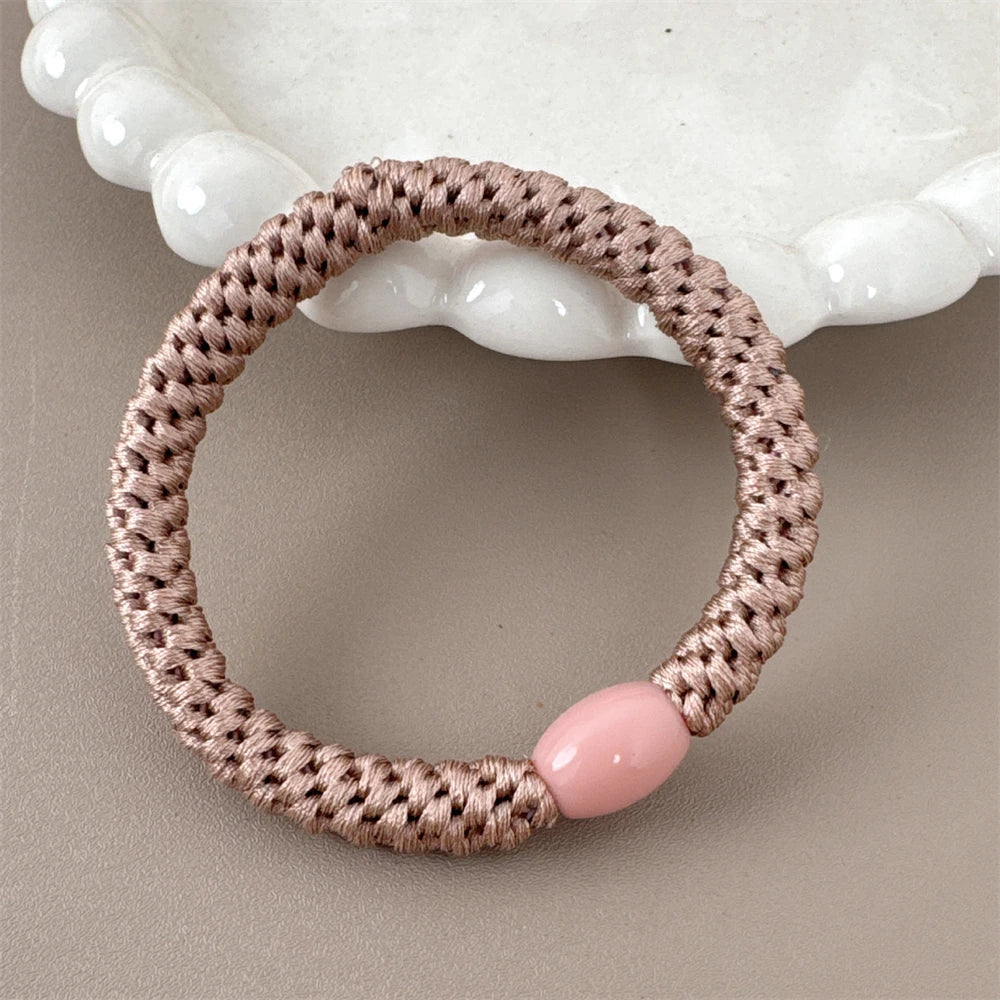 Silk Sport Hair Ties – No Crease Anti-Slip Elastic Ponytail Band