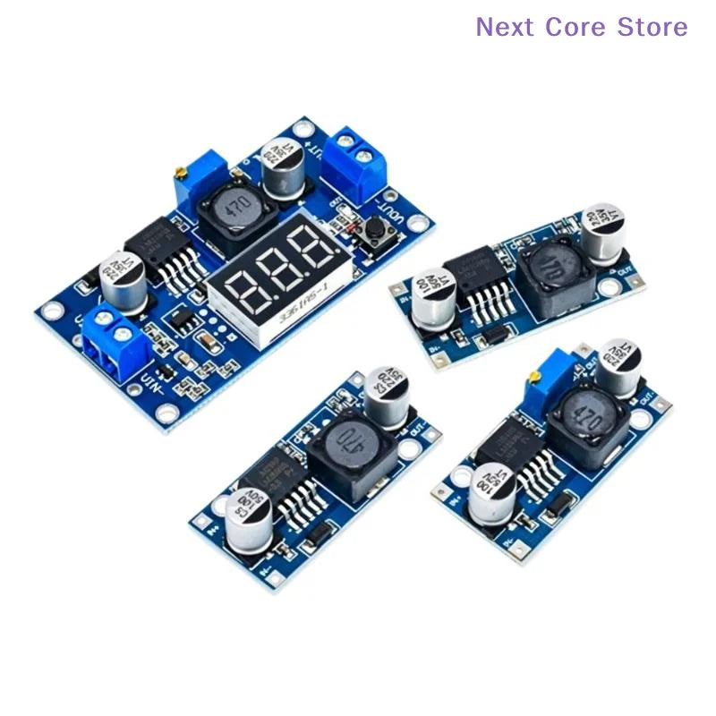 LM2596 DC-DC Step-Down Power Module with LED Voltmeter Display DC-DC Power Module HIP