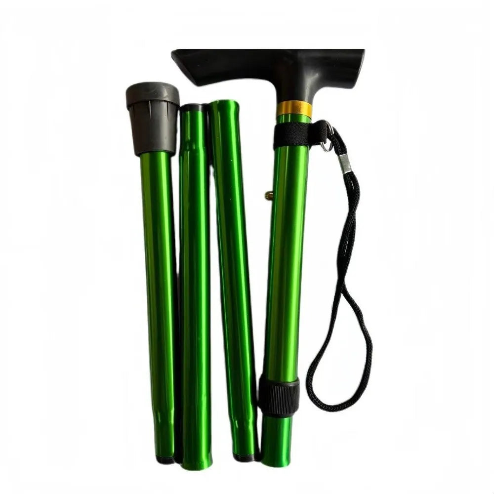 5-Section Telescopic Trekking Pole – Adjustable Walking Cane Trekking Pole HIP Green
