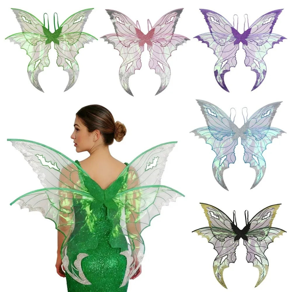 Sparkling Fairy Butterfly Costume Wings – Women & Girls Costume Fairy Wings HIP
