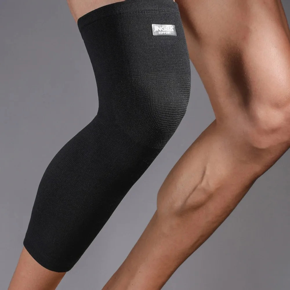 Nylon Compression Knee Brace – Elastic Support Wrap, Unisex Knee Compression Brace HIP M
