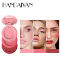 Handaiyan 3-in-1 Matte Blush Palette – Lips, Cheeks & Eyes Cream Blush Palette HIP 3 color Cream Blush 3g