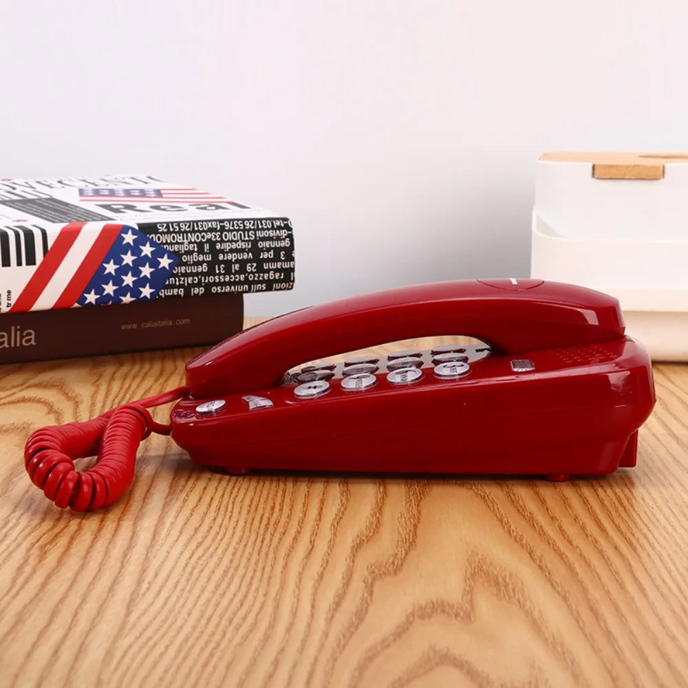 Corded Landline Phone – Caller ID, Large Buttons, Wall Mount Corded Telephone HIP