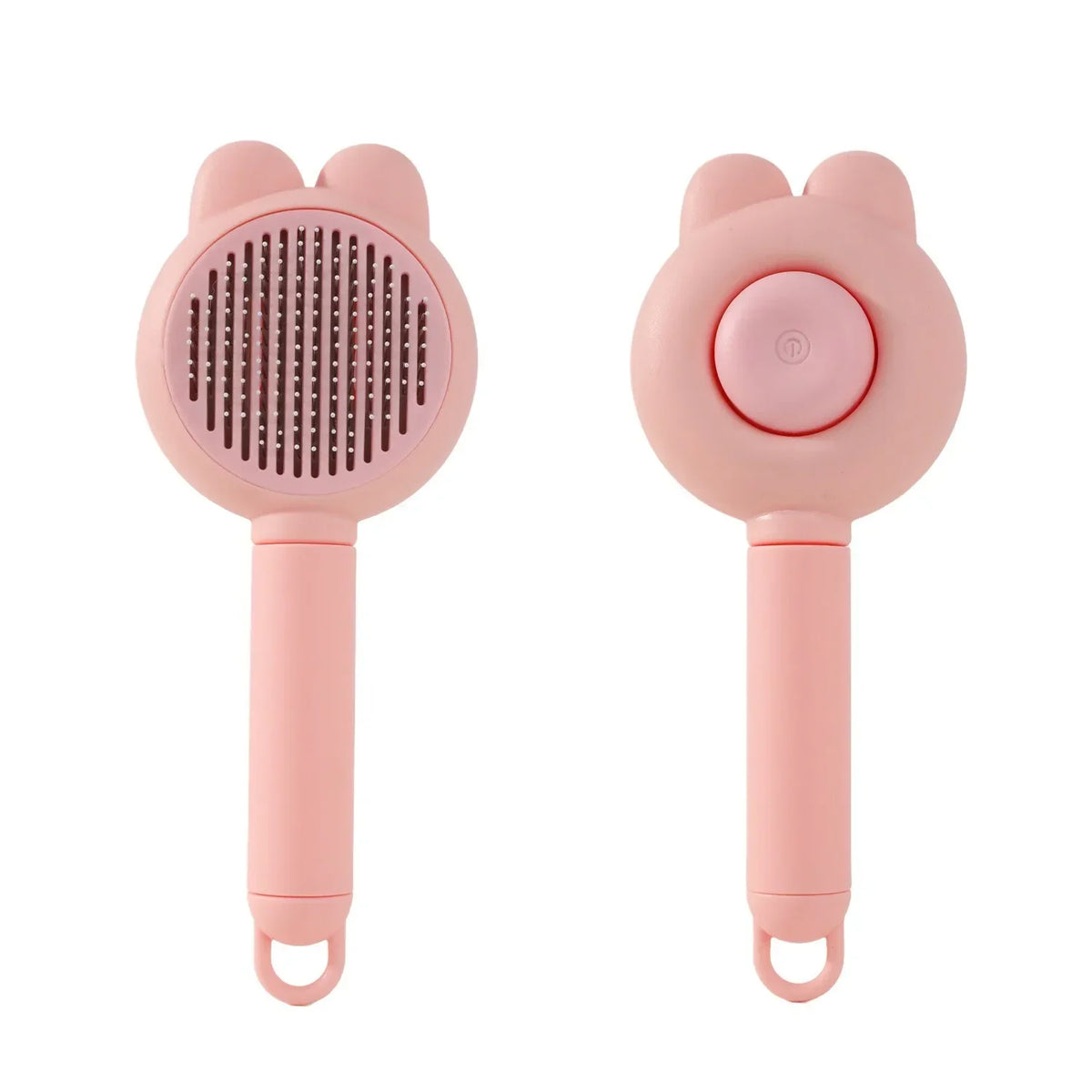 Self-Cleaning Pet Brush – Dematting Comb for Dogs & Cats Pet Grooming Brush HIP C792-Pink 1pcs