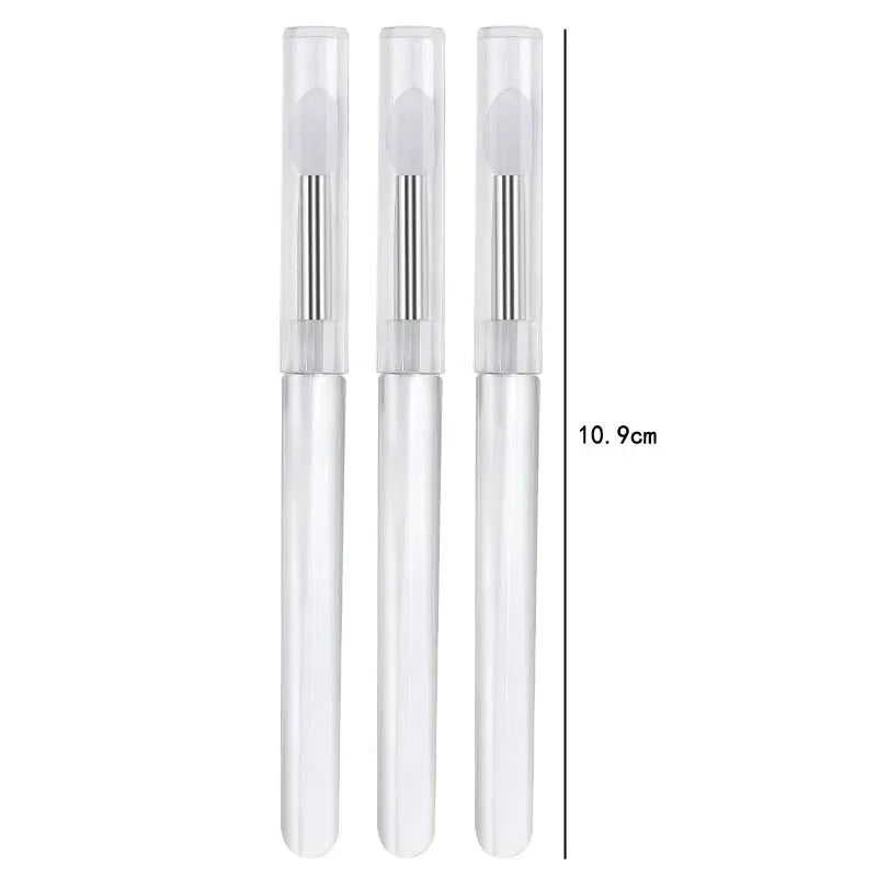 Silicone Nail Art Brush – Chrome Glitter Pigment Applicator Nail Art Applicator HIP