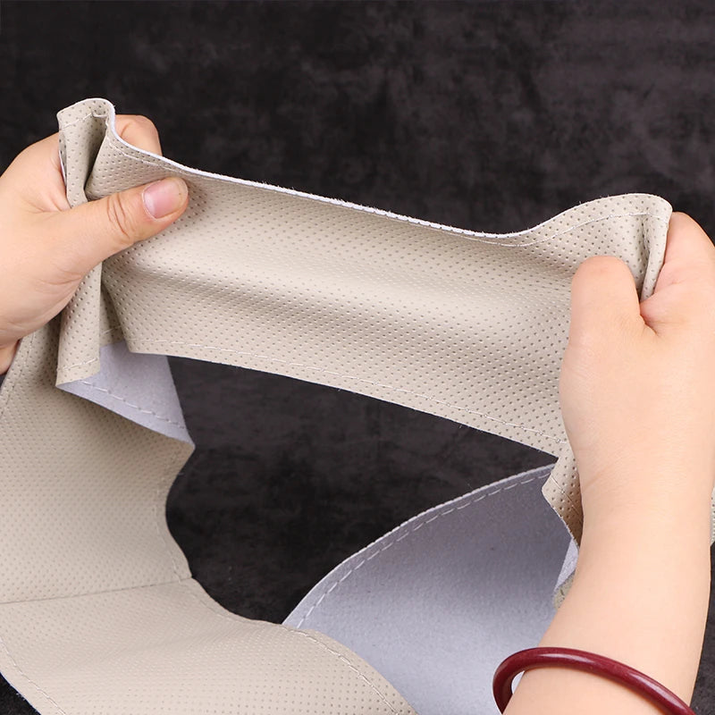 Microfiber Leather Steering Wheel Cover 38cm – Anti-Slip Steering Wheel Cover HIP