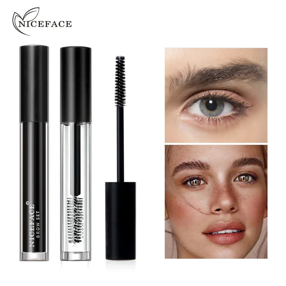 NICEFACE Waterproof Eyebrow Styling Gel – Clear Brow Wax Hold Eyebrow Styling Gel HIP