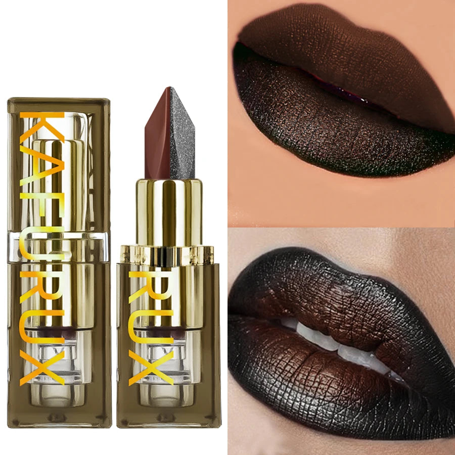 Two-Tone Glitter & Matte Waterproof Lipstick – High Pigment Two-Tone Lipstick HIP