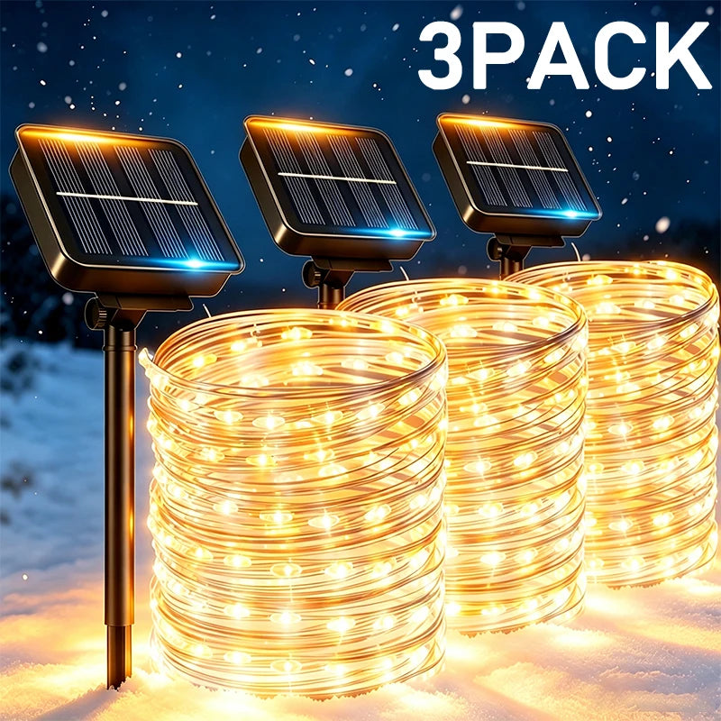 Solar Fairy String Lights 8 Modes IP65 Waterproof | Garden & Patio Solar String Lights HIP