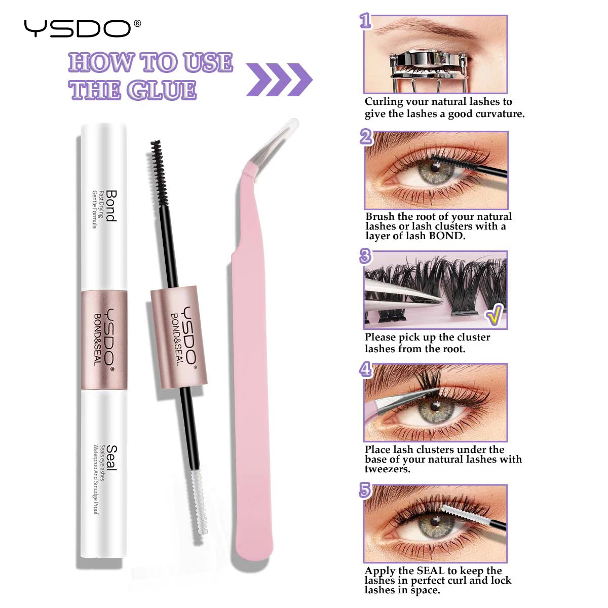 200 Bundles DIY Clusters False Eyelashes Set Mix Eyelash Extension Set Natural Thick 8D/120D 10 Rows Individual Lashes Makeup HIP