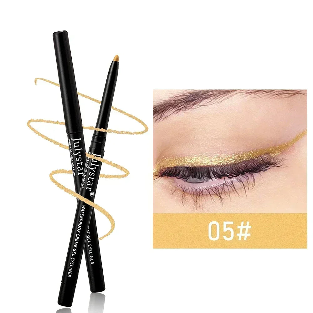 3Pcs Waterproof & Sweat-Proof Black Eyeliner Pencil - Long-LastingSmudge-Proof for Bold Eye Makeup, Easy Glide Formula for Perfe HIP 05-1Pc