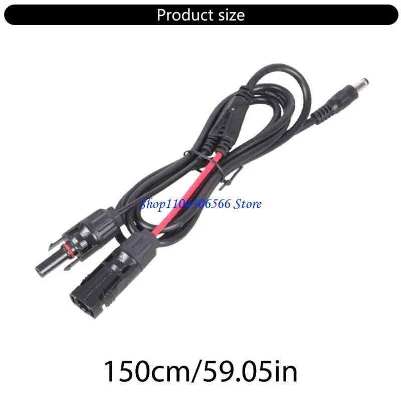 Solar Panel Connector Adapter Cable 5.5x2.1mm DC – 1.5m Solar Adapter Cable HIP