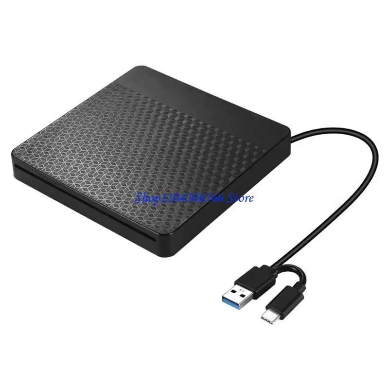 External DVD Burner – Slot Loading USB 3.0 & Type-C Drive External Optical Drive HIP