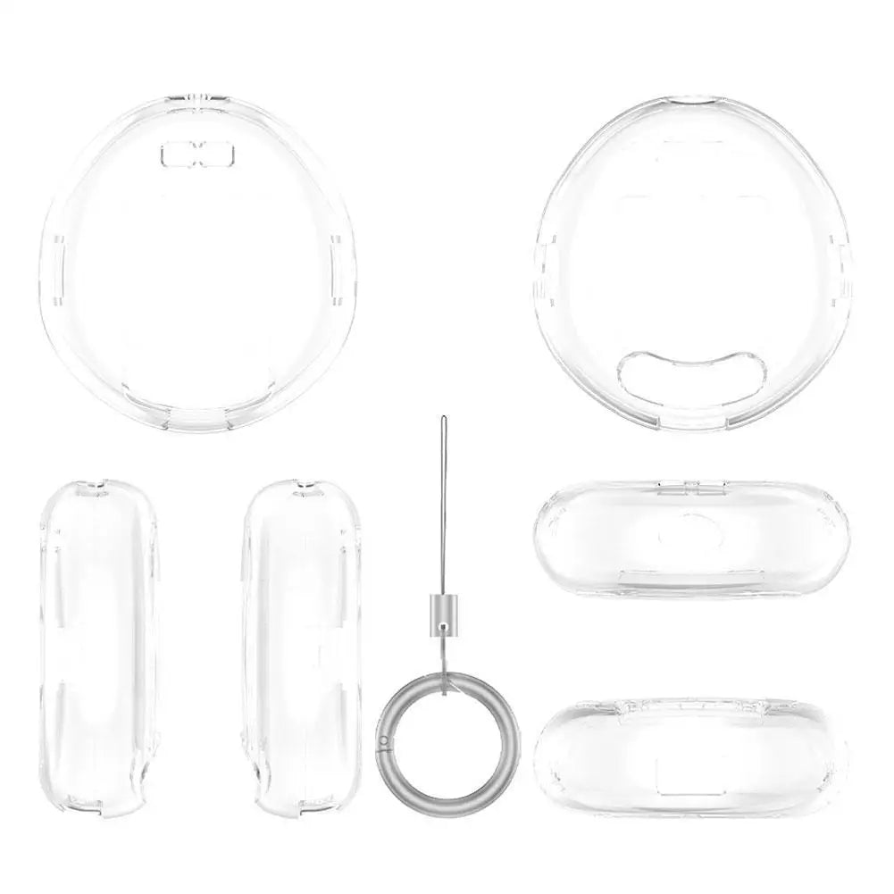 Shockproof Shell For Tamagotchi Uni Crystal Clear Protective Case Skin Accessory Set Includes Hanging Ring And Portable Lanyard HIP C