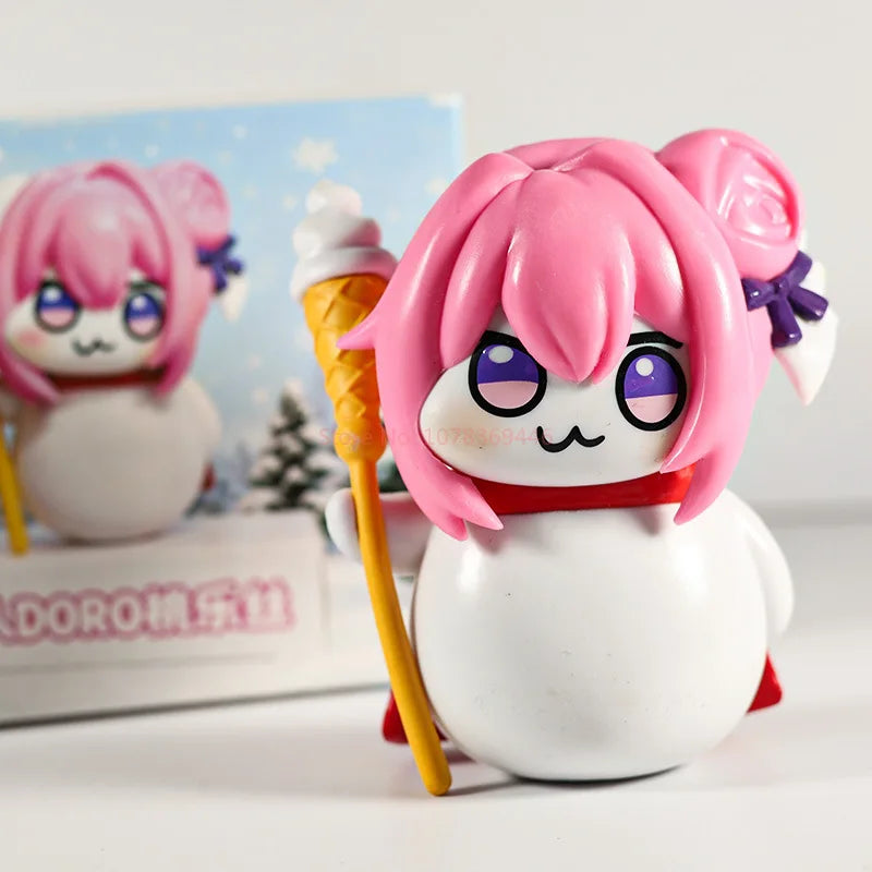7cm Nikke Doro Snowman Q-Version Anime Figurine – Collectible Anime Figurine HIP
