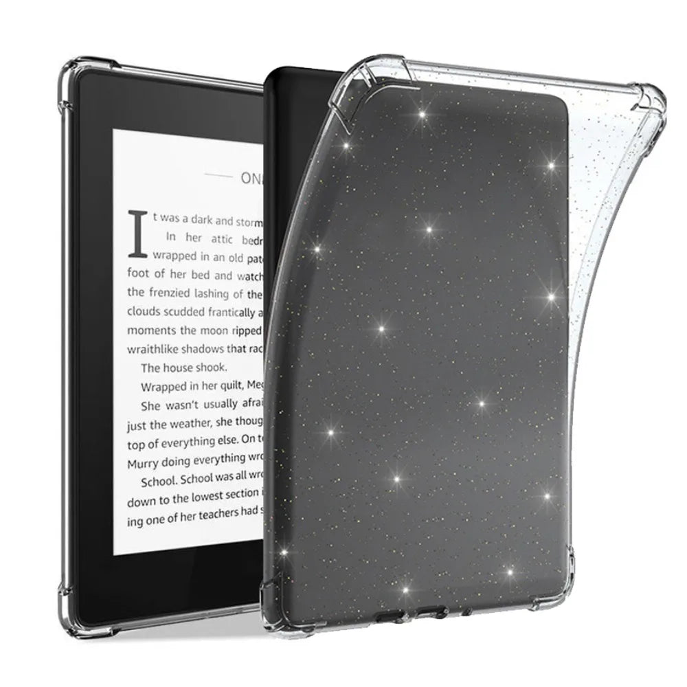 Clear TPU Case for Kindle Paperwhite 2024 & Colorsoft 7" eReader Protective Case HIP Paperwhite 12th 2024