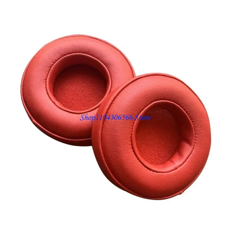Replacement Earpads for Beats Mixr – Leather Foam Cushions Headphone Earpads HIP Red CN