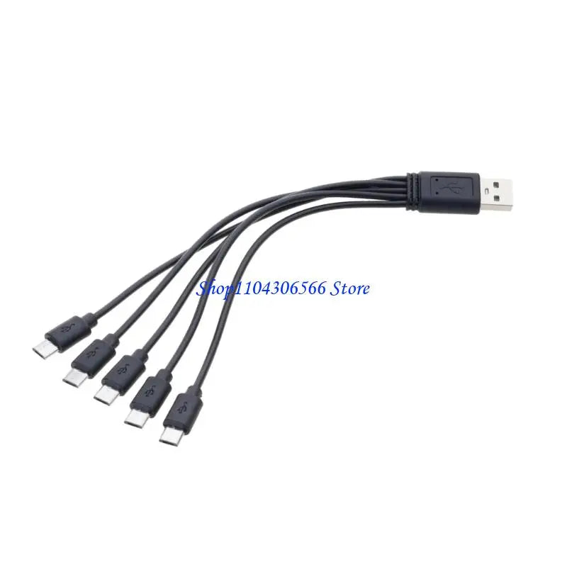 1-to-5 USB Charging Cable for E58 JY019 RC Drone LiPo Battery RC Drone Charging Cable HIP